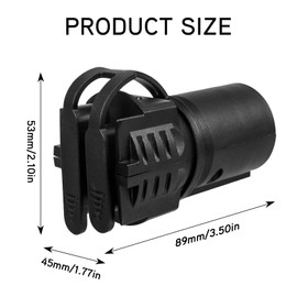 FajerminArt Trailer Light Adapter,Trailer Plug Adapter 7 Pin to 4 Pin/5 Pin Connector, 12V Trailer Adapter 7 Poles Flat Blade to 4 Round PIN and 5 Round PIN 2-in-1, Weatherproof