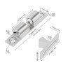 HOJLKLD 12Pcs Double Ball Tension Roller Catch Latch, 50mm Solid