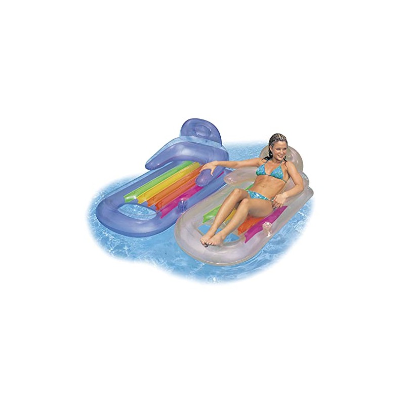 King Kool Lounge Swimming Pool Lounger with Headrest - Set