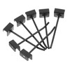 VILLFUL Pcs Slat Wall Hangers Retail Store Display Hooks Metal