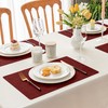 Romanstile Vinyl Placemats Set of 6-12 X 18 Inch -