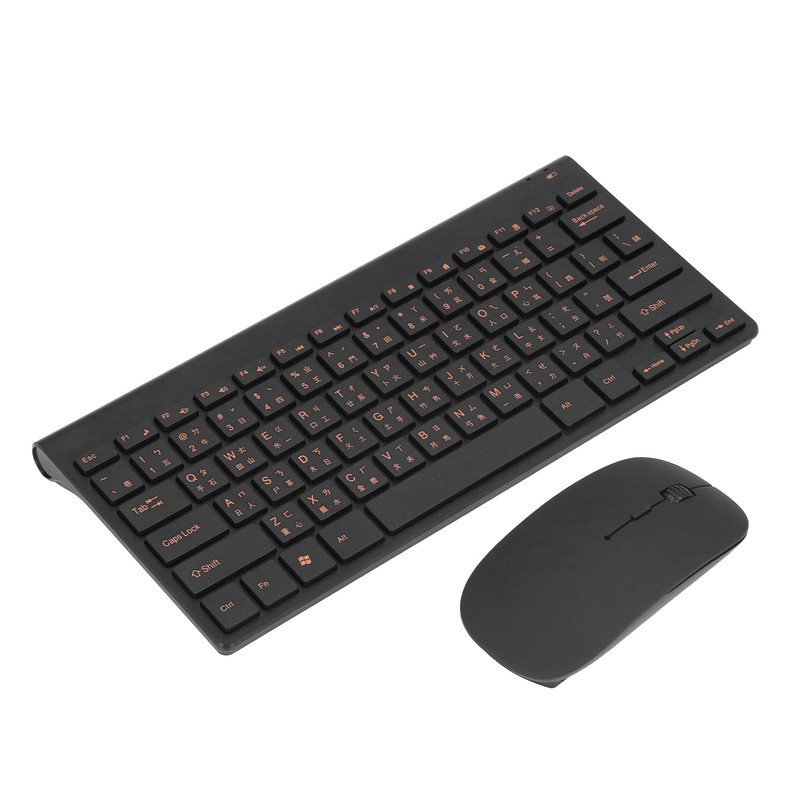 Chinese English Keyboard 78 Keys 2.4G Wireless Keyboard Mouse Combo