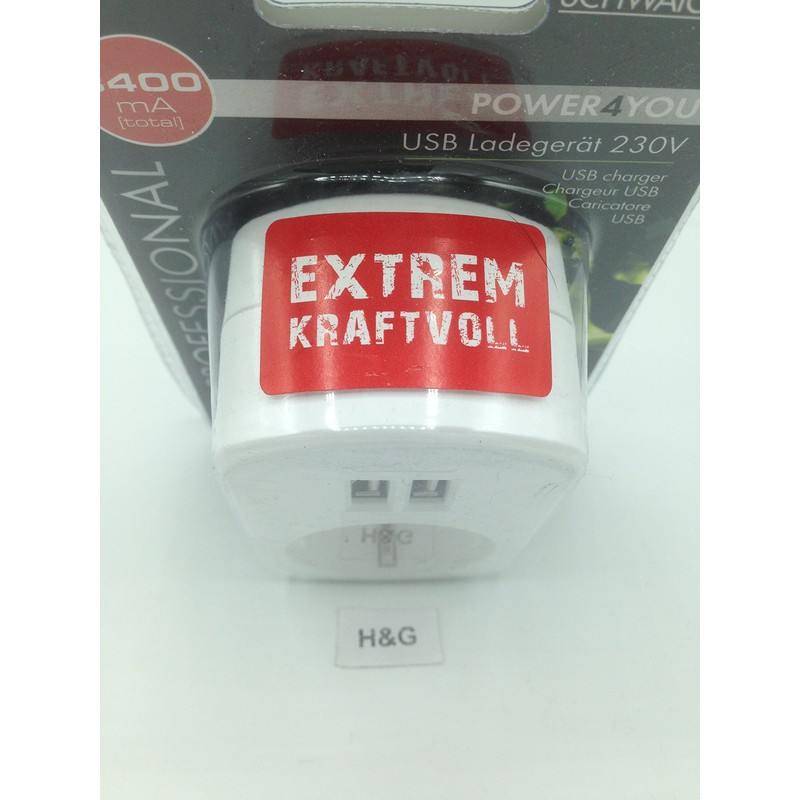 Schwaiger LAD 240 Professional Power4You USB Charger 230 V 3400