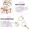 Swpeet 15Pcs 7/16 x 1-3/4" Spring-Loaded Lynch Pin Linch Pin