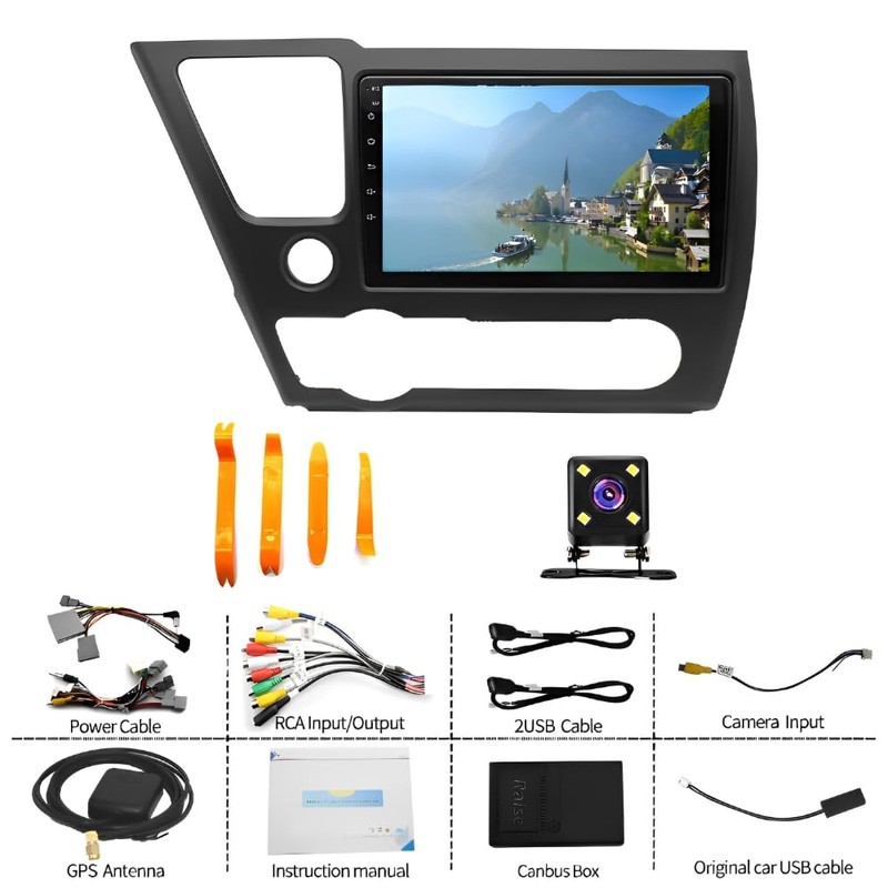 Aublinto Android 13 Car Radio Stereo Upgrade Replacement for Honda