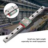 Akozon Linear Guide Rail 1 Piece LML12B Miniature Linear Guide