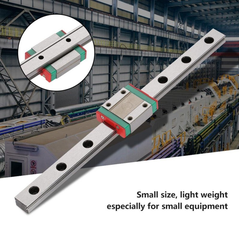 Akozon Linear Guide Rail 1 Piece LML12B Miniature Linear Guide