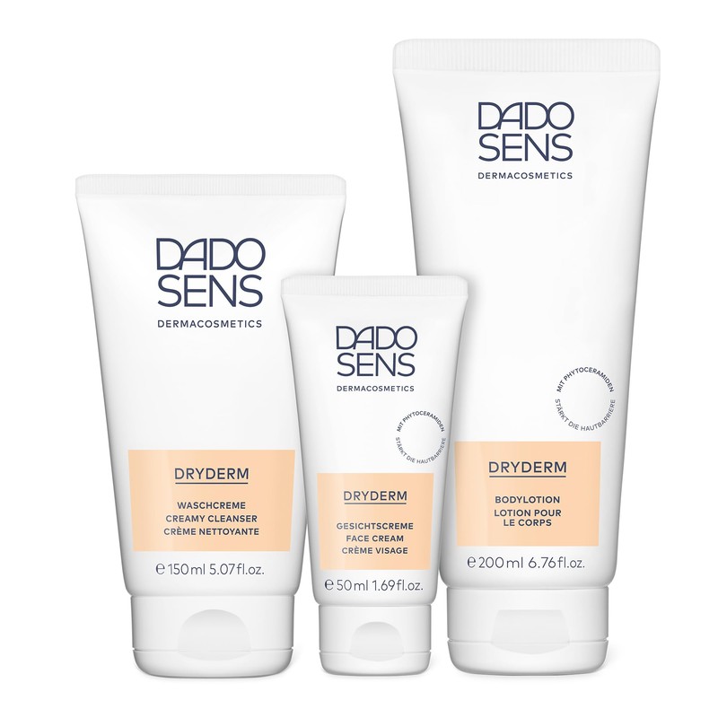DADO SENS DRYDERM Wash Cream 150 ml For Dry &