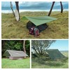 HIKERGEARS Camping Tarp 10x10 ft, Light Waterproof for Backpacking, Hammock