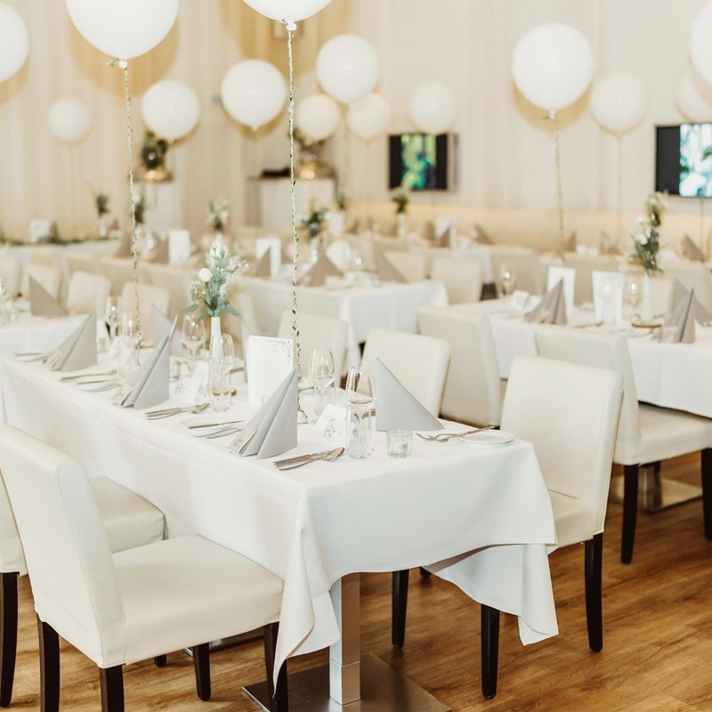 Gtiametor 12 Pack White Tablecloth 60 x 102 Inch, Rectangle