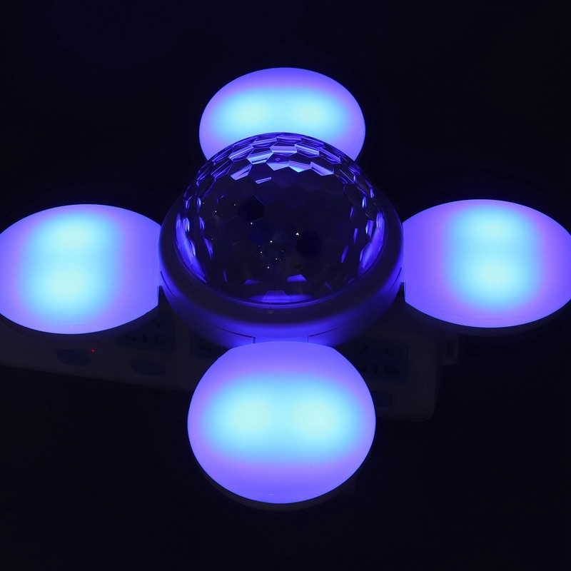LED Bluetooth Light 48W 85‑265V E27 Ceiling Lamp RGBW Remote