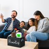 VACONICO Remote Control Holder, Wooden TV Remote Holder for Table,