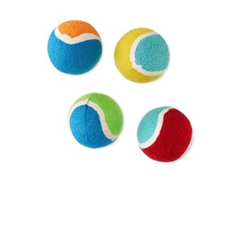 Vibrant Life Tennis Balls Dog Toy, Durable, Natural Rubber Ball, Bundle of 4