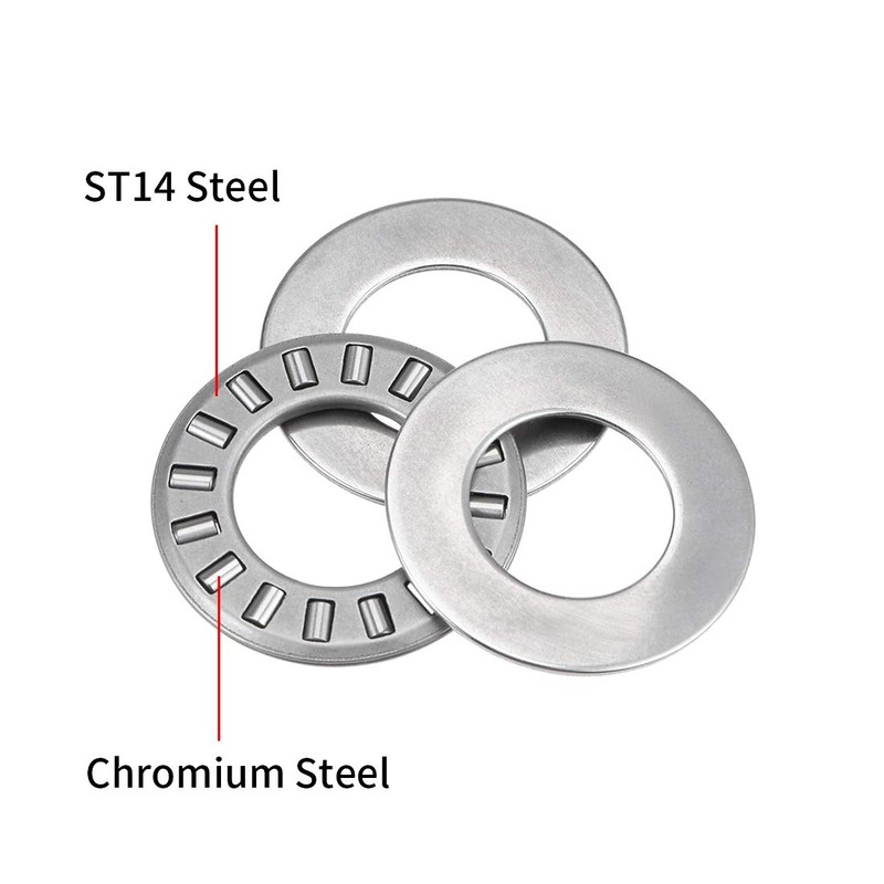 sourcing map TC815 Thrust Needle Roller Bearings with Washers 1/2"