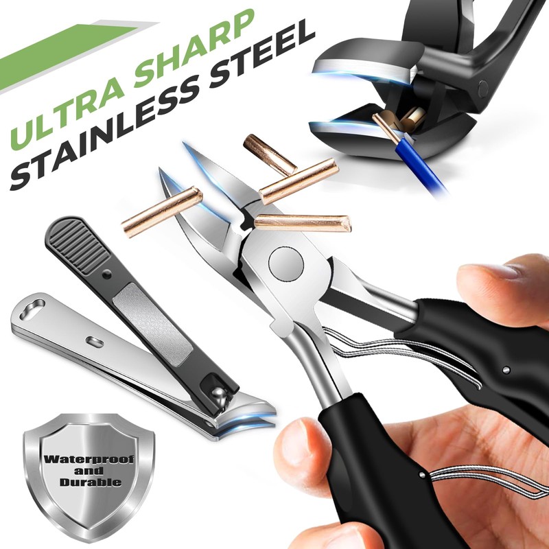 2026 Toenail Clippers for Seniors Thick Toenails, Angled Head Large