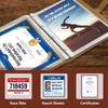 Race Bib Album Book with 40 Protective Sleeves, Runner's Bib