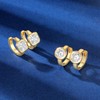 Hoop Earrings Set for Women 18K Yellow Gold Plated Modern