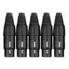 Pronomic XFPLUG Black XLR female - 5 pack