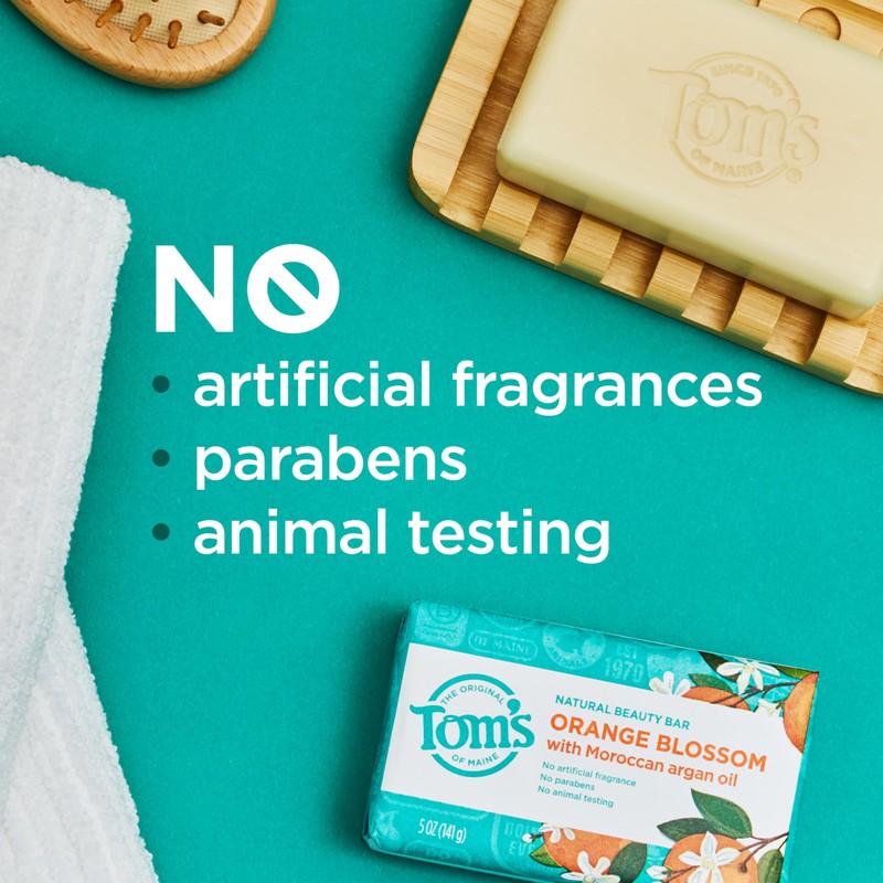 Tom’s of Maine Natural Beauty Bar Soap For Women and