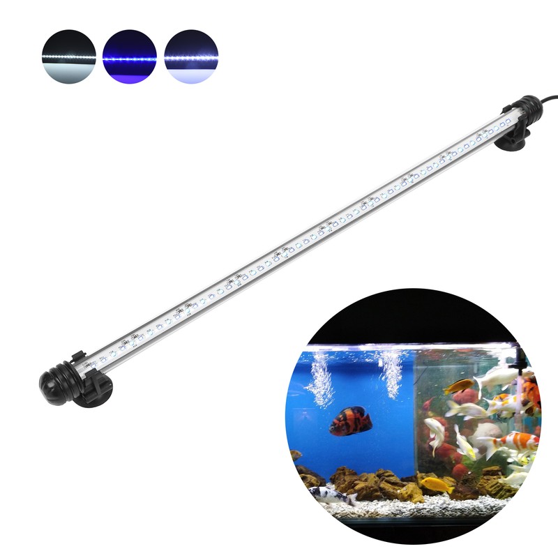 Aquarium Waterproof Dimmable LED Light Fish Tank 3 Light Modes