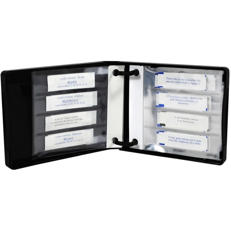 Fortune Cookie Fortune Collection Case, 10 Pages, Holds 40 Fortunes