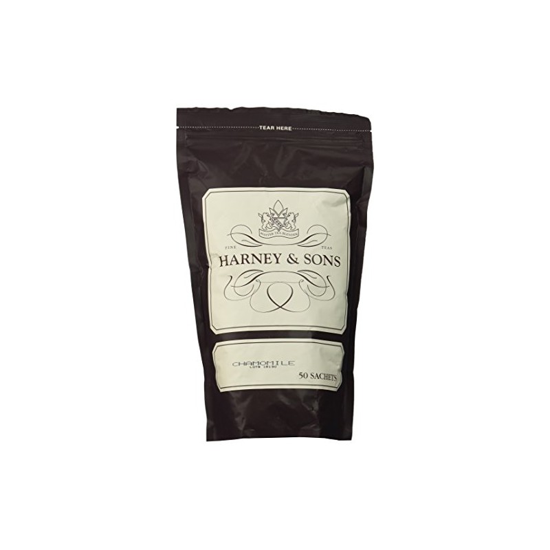 Harney & Sons Chamomile Caffeine-Free Premium Herbal Tea - Bag