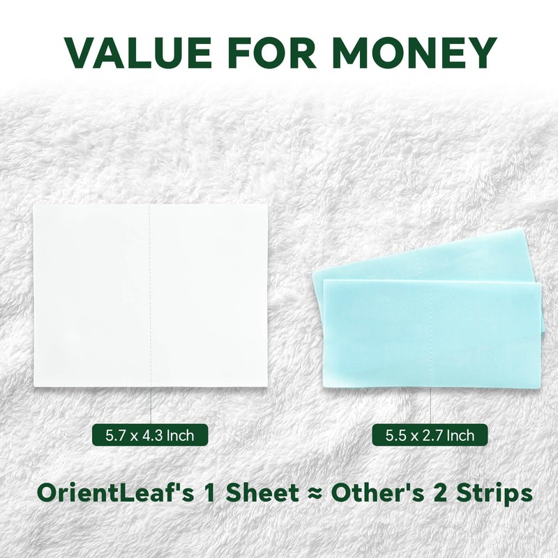 OrientLeaf Laundry Detergent Sheets Fresh Scent, Eco-Friendly, Powerful Cleaning, Up