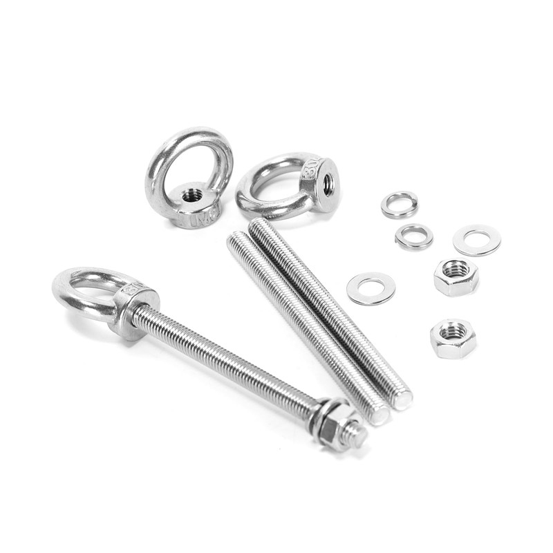 Ruimou 6 Sets M8 Lifting Eye Bolts with Nuts and