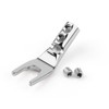 KUYIOHIFI HiFi 4pc Rhodium Plated Pure Copper Speaker Spade Connectors,