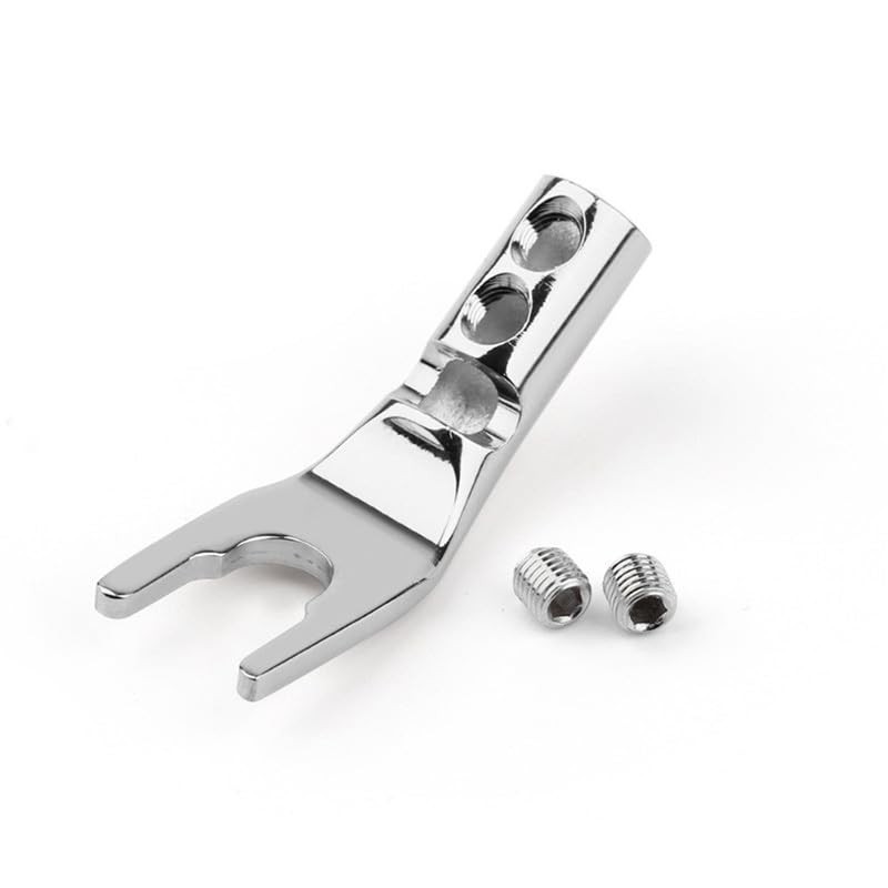 KUYIOHIFI HiFi 4pc Rhodium Plated Pure Copper Speaker Spade Connectors,