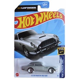 Hot Wheels Aston Martin 1963 DB5, HW Screen Time 7/10 [Silver] 107/250