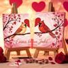 Nuberlic Sip and Paint Paint Kits for Couples Love Birds