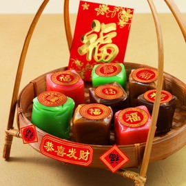 Winlyn 352 Pcs Chinese New Year Stickers Asian Lunar New Year Fu Labels and Chinese Blessing Stickers 2025 Year of The Snake Candy Chocolate Labels for Spring Festival Party Favors New Year Decoration