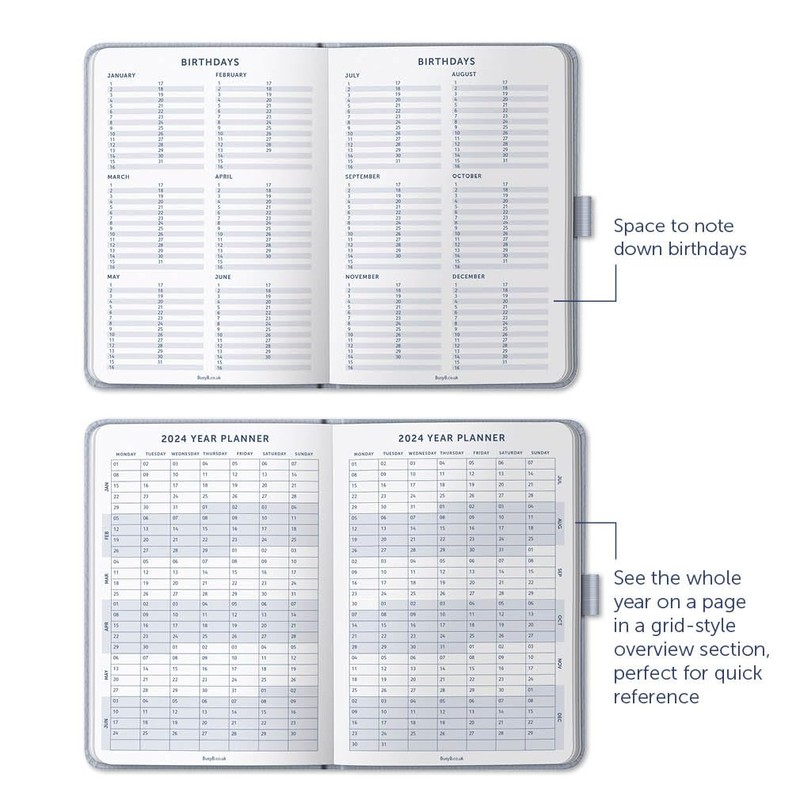 Busy B - Compact A6 Day Per Page Diary from