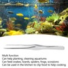Aquarium Tweezers Long Handle Straight Stainless Steel Multifunction Fish Tank