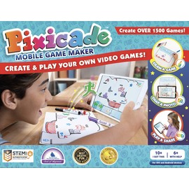 Pixicade: Transform Creative Drawings to Animated Playable Kids Games On Your Mobile Device - Build Your Own Video Game, Multicolor, PXBIEF2800 Small