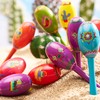 JOYIN 24 Pcs Cinco De Mayo Mini Wooden Maracas Musical