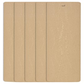 DALIX Palm Taupe Vertical Blind Texture Slats Window Size 64.5 Qty 5 Pack