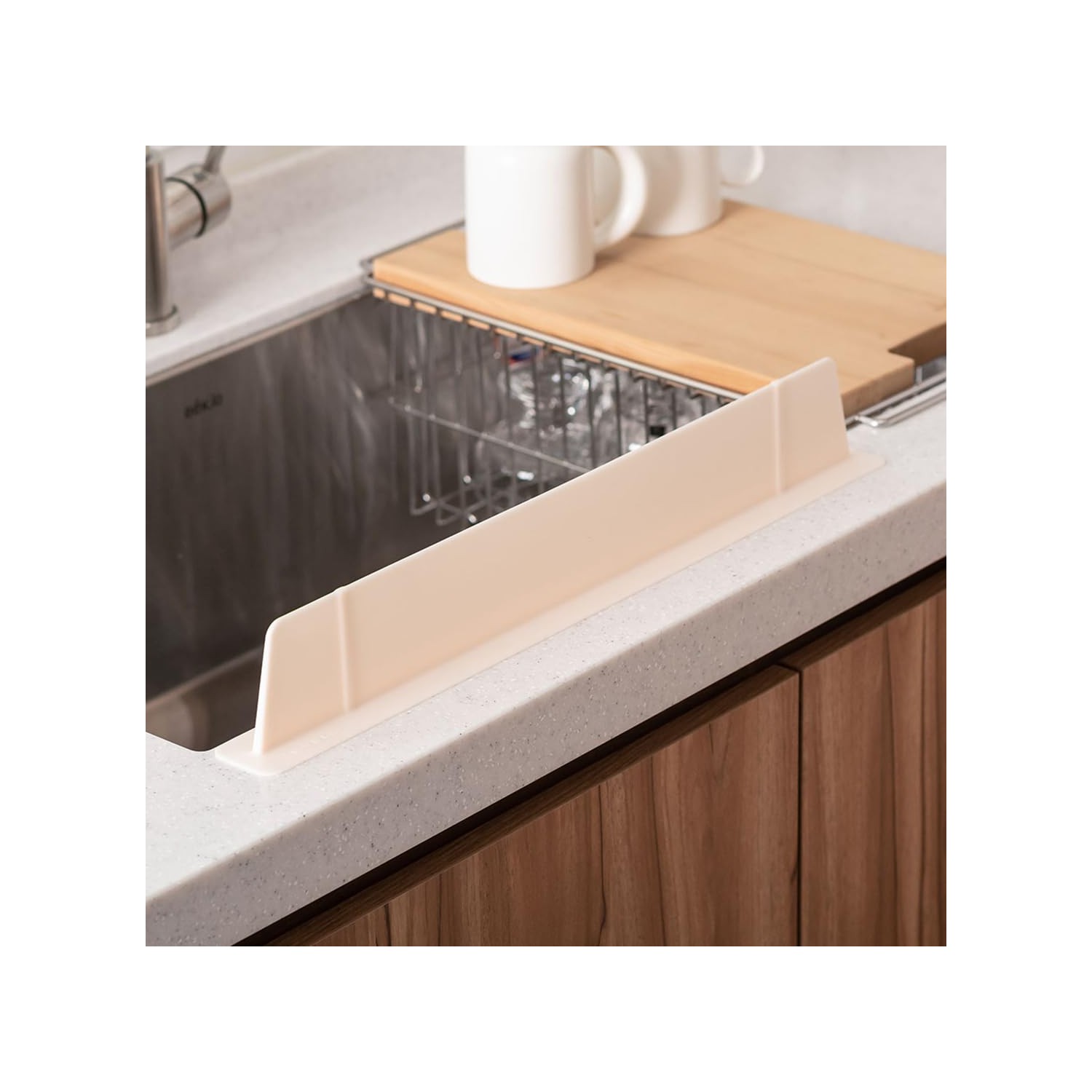 FLT Aqua Silicone Sink Splash Guard-Water Splash Gaurd for Kitchen ...