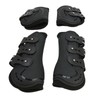 Horse Front Hind Leg Boots Shock Absorption Breathable Open Front