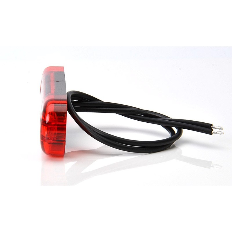 Set of Outline Marker Lamp Red 12 V/24 V Side