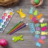 XNHIU 1000pcs Sparkle Easter Confetti Cute Rabbits Eggs Table Decoration