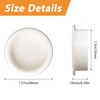MOROBOR 4 Pack Closet Door Finger Pull, Plastic Round Sliding