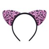 Pink Leopard Ears Headband Cosplay Accessories Kawaii Cat Ear Headband