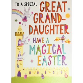 Regal Publishing Easter Card Great Granddaughter - 8 x 6 inches (C88371)