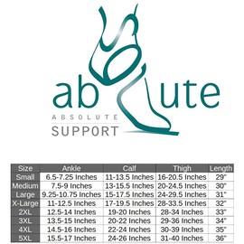 Unisex Thigh High Compression Stockings - Compression Hose for Circulation