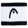 HEAD Unisex Adult Wristband Striped 2.5, Black/White, 2.5 Inches