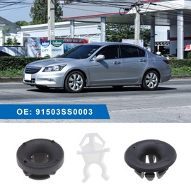 The Lord of the Tools 2 Set Hood Support Prop Rod Holder Clip 91503SS0003 Replacement Bonnet Stay Clip Plastic Compatible with Accord Fit Odyssey Prelude S2000