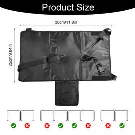 HDFHDF Toddler Airplane Bed-Portable Baby Seat Extender Travel Essentials for Flying with Kids, Essential Trip Items of Babies to Lie Down and Rest on Airplanes