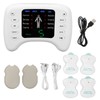 Electronic Pulse Massager Adjustable 15 Gears 8 Modes Timer Dual